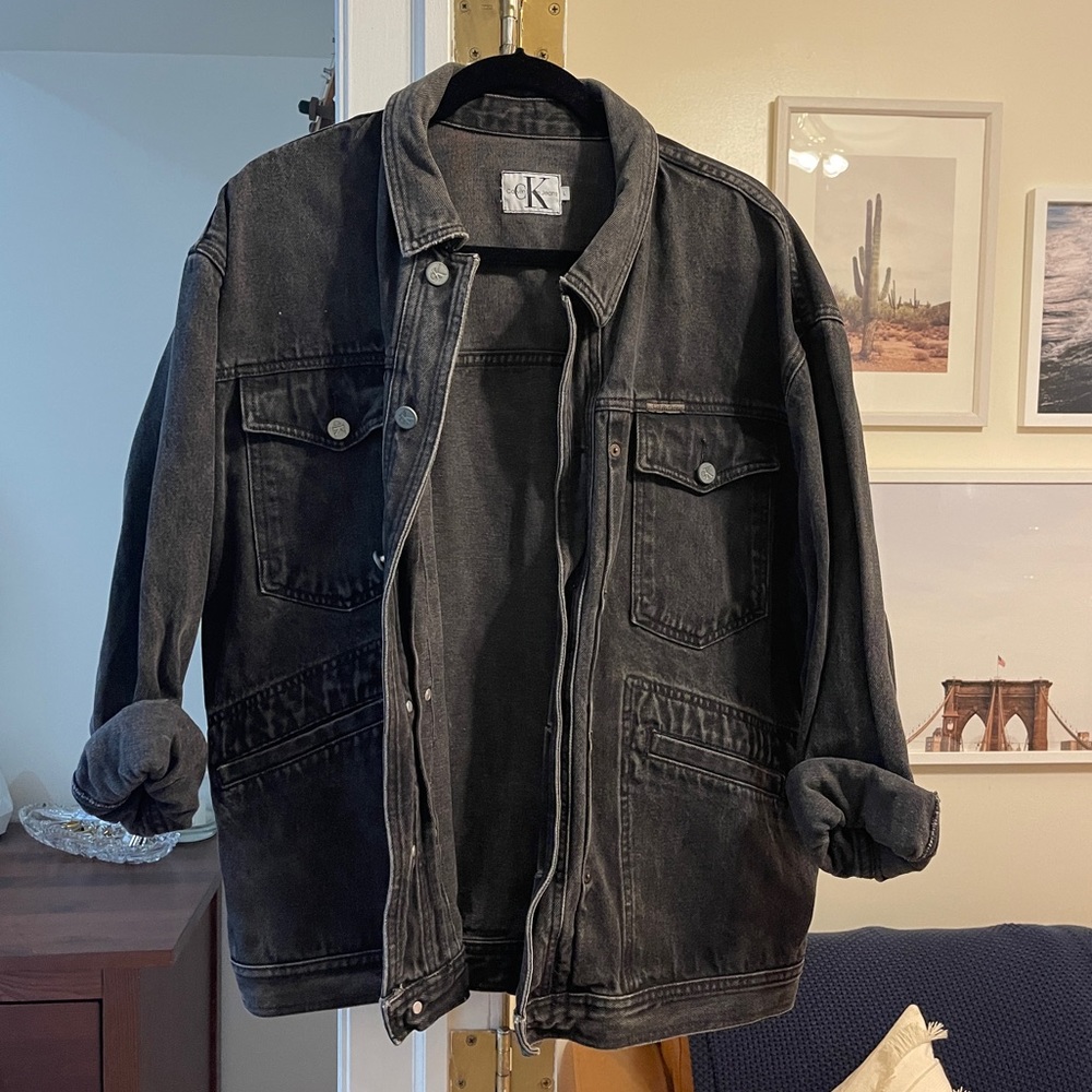 Vintage Oversized Calvin Klein Denim Jacket
